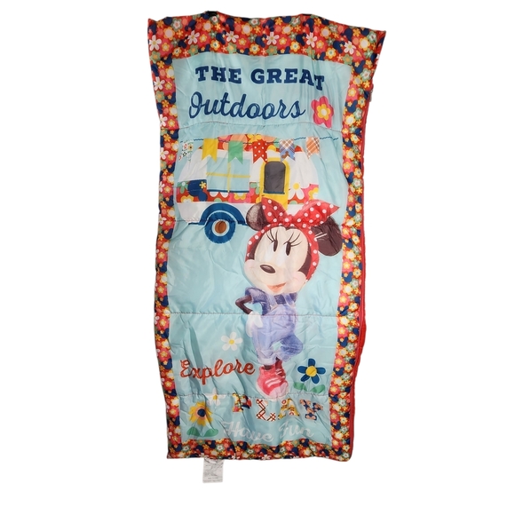 Disney Minnie Mouse Kids' Backpack Sleeping Bag Set I ❤️ Camping Travel Gear - Picture 5 of 16